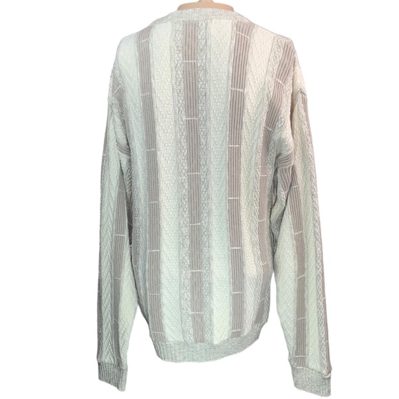 Shenandoah Large Vintage Sweater Grandpa Core 90's Neutral Textured - Picture 4 of 9